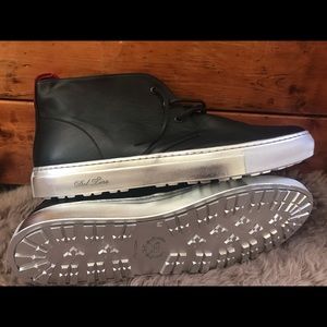 Del Toro Men’s Black Leather Chukka size 16